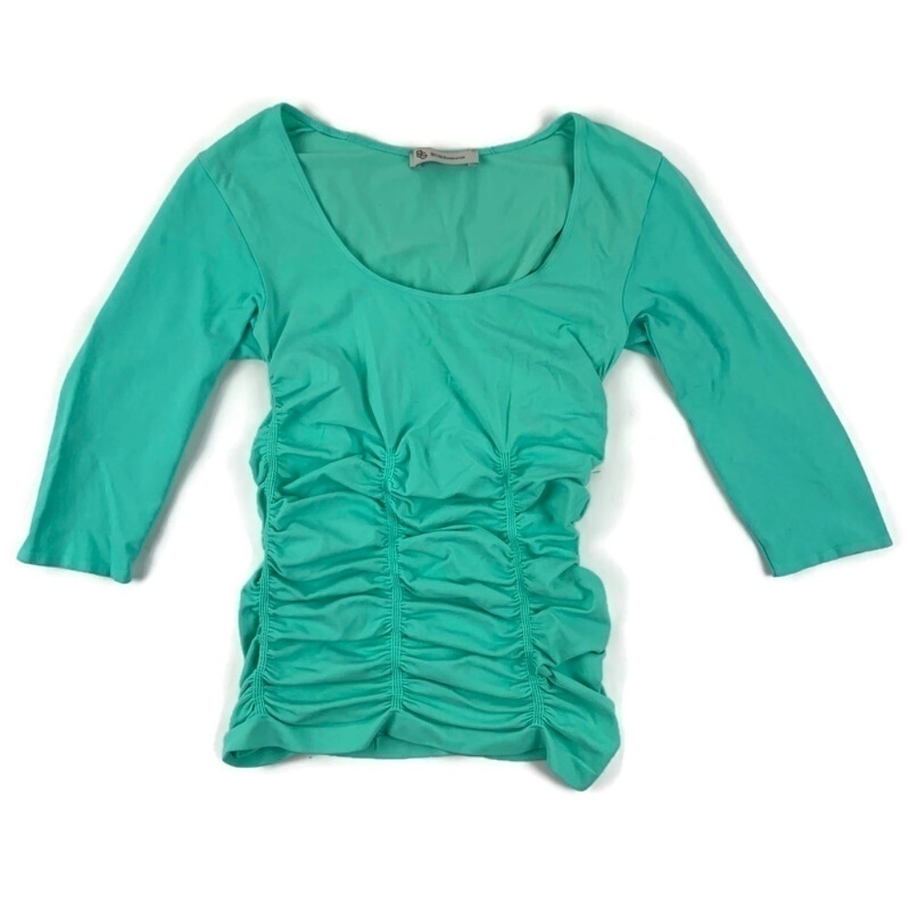 Bcbgeneration Womens T Shirt Quarter Sleeve Green See Measurements